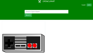 openclipart圖庫：Old School Game Controller