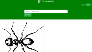 openclipart圖庫：carpenter ant-資源代表圖