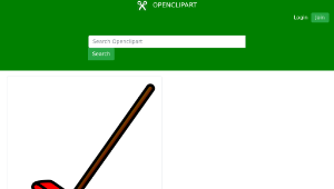 openclipart圖庫：broom - coloured縮圖