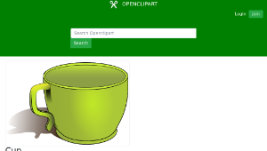 openclipart圖庫：Cup