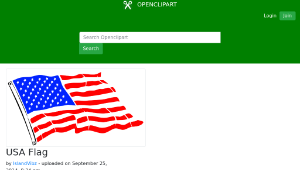 openclipart圖庫：USA Flag-資源代表圖