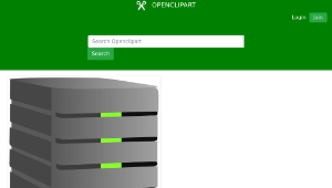 openclipart圖庫：Server縮圖