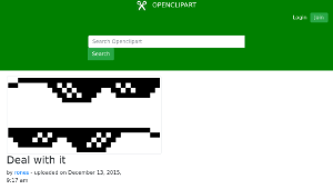 openclipart圖庫：Deal with it縮圖