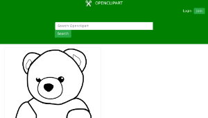 openclipart圖庫：teddy bear-資源代表圖