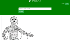 openclipart圖庫：Mummy縮圖