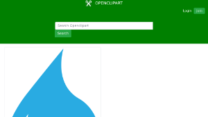 openclipart圖庫：Water Droplet縮圖