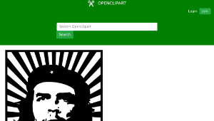 openclipart圖庫：Che with background-資源代表圖