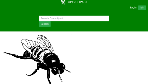 openclipart圖庫：bumble bee-資源代表圖