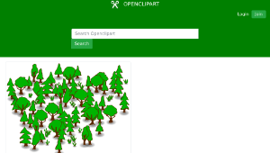 openclipart圖庫：Forest縮圖