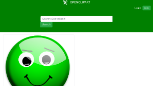 openclipart圖庫：Happy face縮圖