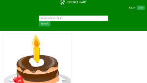 openclipart圖庫：Birthday Cake ns-資源代表圖