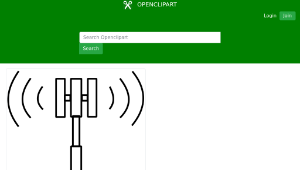 openclipart圖庫：Cell Tower-資源代表圖