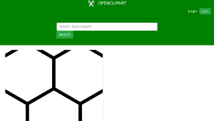 openclipart圖庫：Hexagon Pattern縮圖