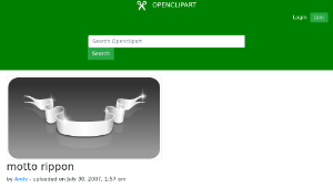 openclipart圖庫：motto rippon縮圖