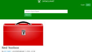 openclipart圖庫：Red Toolbox縮圖