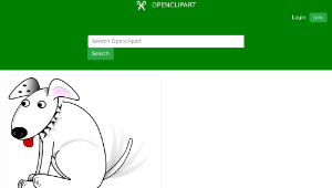 openclipart圖庫：Dog縮圖