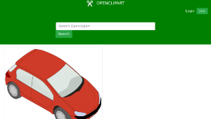 openclipart圖庫：peugeot206red縮圖