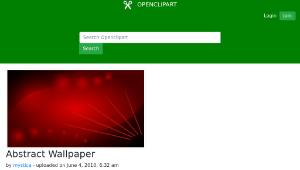 openclipart圖庫：Abstract Wallpaper縮圖