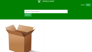 openclipart圖庫：cardboard box