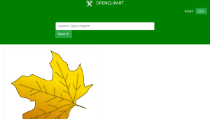openclipart圖庫：Leaf 3-資源代表圖