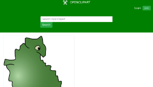 openclipart圖庫：Dinosaur laid an egg縮圖