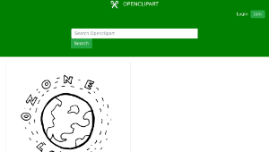 openclipart圖庫：Ozone layer-資源代表圖