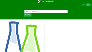 openclipart圖庫：Chemical Flasks-資源代表圖