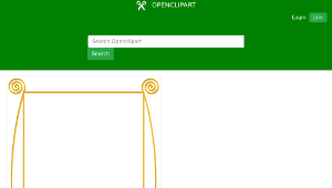 openclipart圖庫：Golden spiral frame縮圖