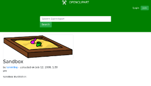 openclipart圖庫：Sandbox縮圖