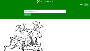 openclipart圖庫：reindeer-資源代表圖