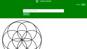 openclipart圖庫：The seed of life縮圖