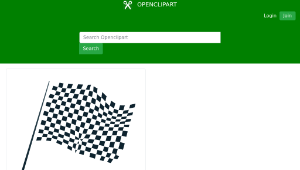 openclipart圖庫：chequered flag icon-資源代表圖