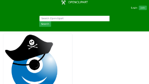 openclipart圖庫：alien pirate縮圖