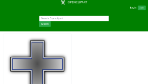 openclipart圖庫：Cross II