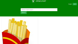 openclipart圖庫：pommes frites / french fries-資源代表圖