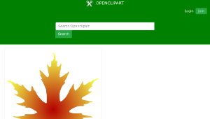 openclipart圖庫：maple leaf縮圖