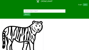 openclipart圖庫：tiger-資源代表圖