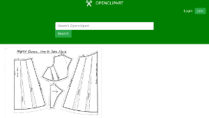 openclipart圖庫：K. Kimata's Night Gown - sheet #2-資源代表圖