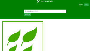 openclipart圖庫：eco green leaves icon-資源代表圖