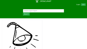 openclipart圖庫：lamp outline縮圖