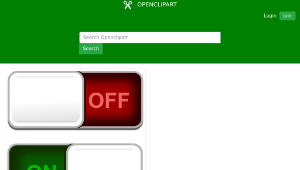 openclipart圖庫：UI Toggle button 