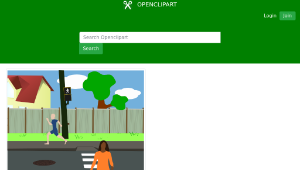 openclipart圖庫：Neighborhood Street-資源代表圖