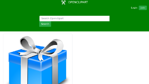 openclipart圖庫：Present Blue Pack 1-資源代表圖