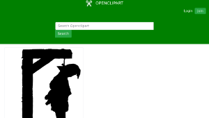 openclipart圖庫：Swinging corpse縮圖
