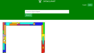 openclipart圖庫：Stained Glass Border 01-資源代表圖