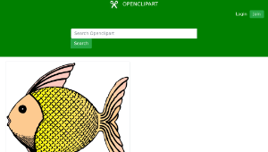openclipart圖庫：tropical fish縮圖