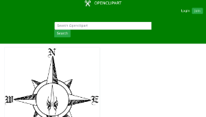 openclipart圖庫：Compass Rose-資源代表圖