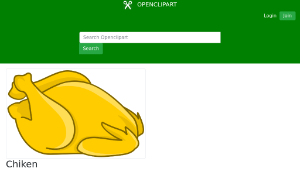 openclipart圖庫：Chiken縮圖