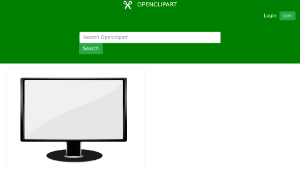 openclipart圖庫：monitor
