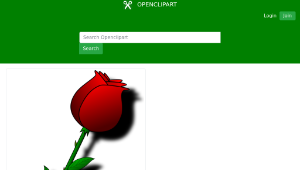 openclipart圖庫：rose-資源代表圖